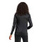 Campera de Mujer Adidas Deportiva 3 Tricot Negro - Blanco