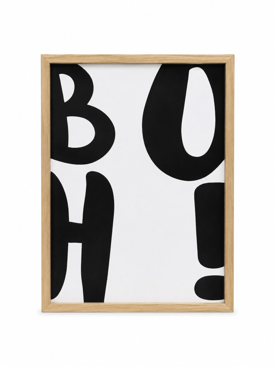 CUADRO BOH! - BLANCO 