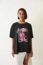 Remera over Botafogo Negro