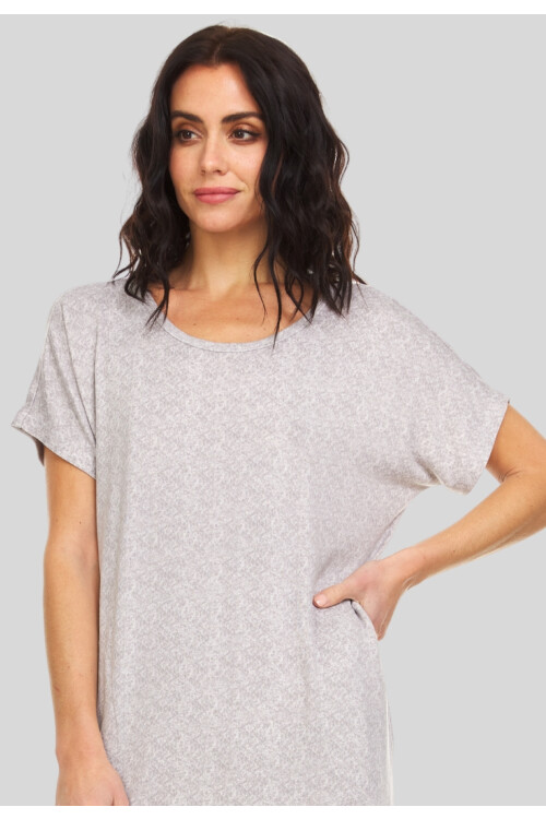 CAMISON LARGO AMPLIO GRIS