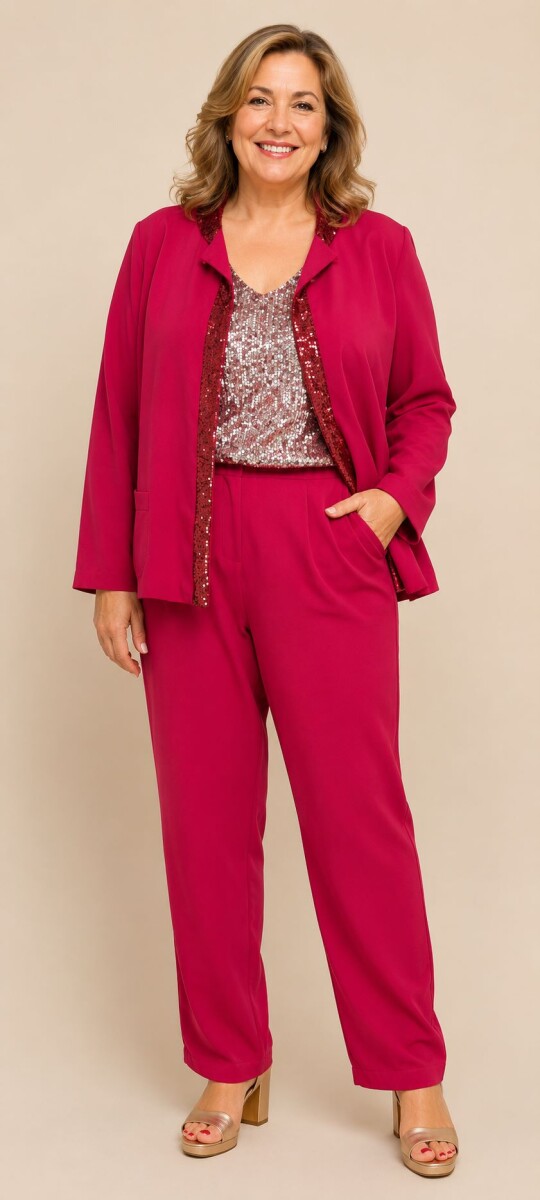 CHAQUETA PARTHENA - Magenta 