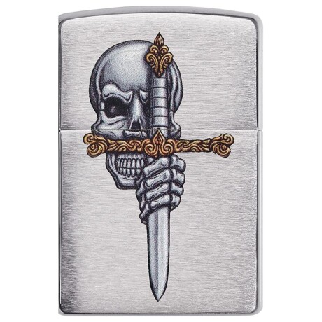 Encendedor Zippo Sword Skull Design - 49488 Encendedor Zippo Sword Skull Design - 49488