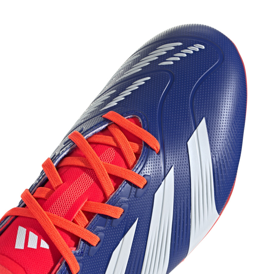 Championes Unisex Adidas Predator League FG Azul - Anaranjado - Blanco