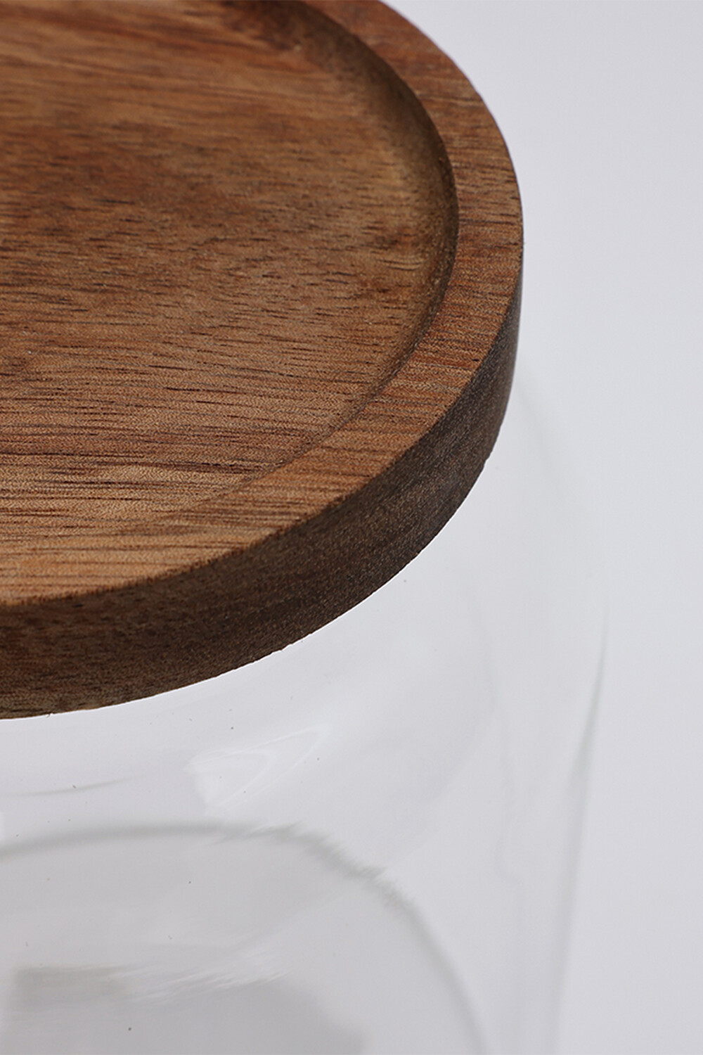 Tarro Cocina Tapa Madera Color Unico