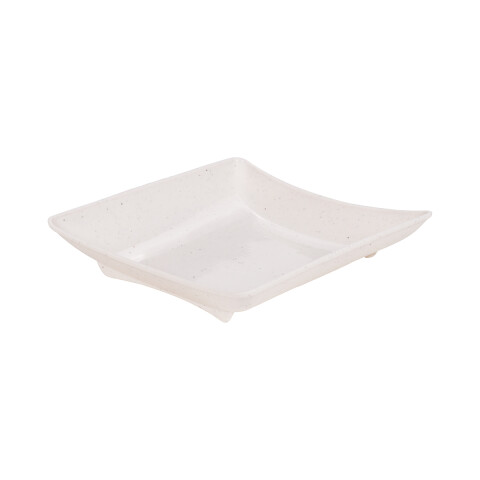 Plato Plástica Gourmet Cuadrado 16,5 cm MARMOL