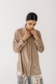 Camisa Bimba Velvet Beige