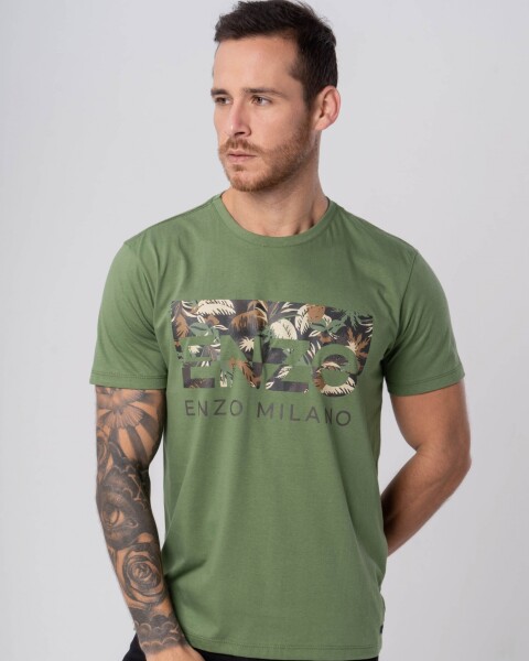 Camiseta Verde Militar U