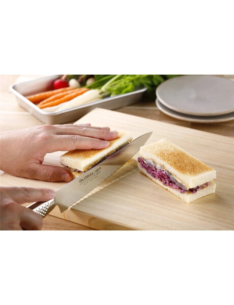CUCHILLO ACERO INOXIDABLE PAN 20CM GLOBAL CUCHILLO ACERO INOXIDABLE PAN 20CM GLOBAL