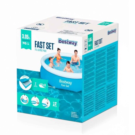 Piscina Bestway Gomón 3638 Lts Inflable 305x76 Cm Bsw057266