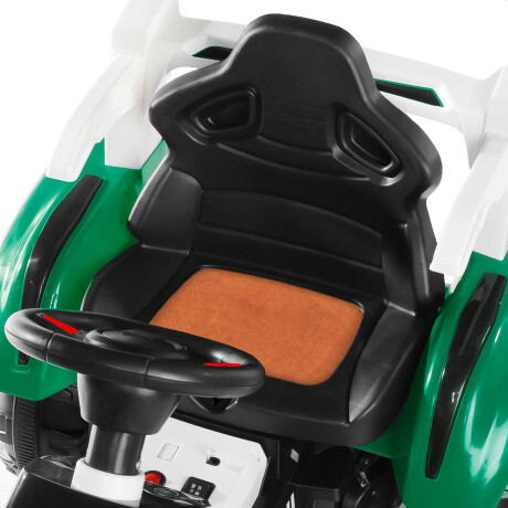 Tractor A Batería Con Remolque Luces Música Y Sonidos Verde