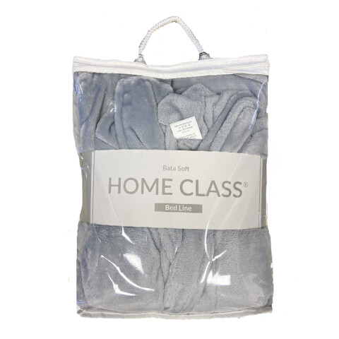 Bata de Cama Microfibra Home Class Talle P al XG GRIS
