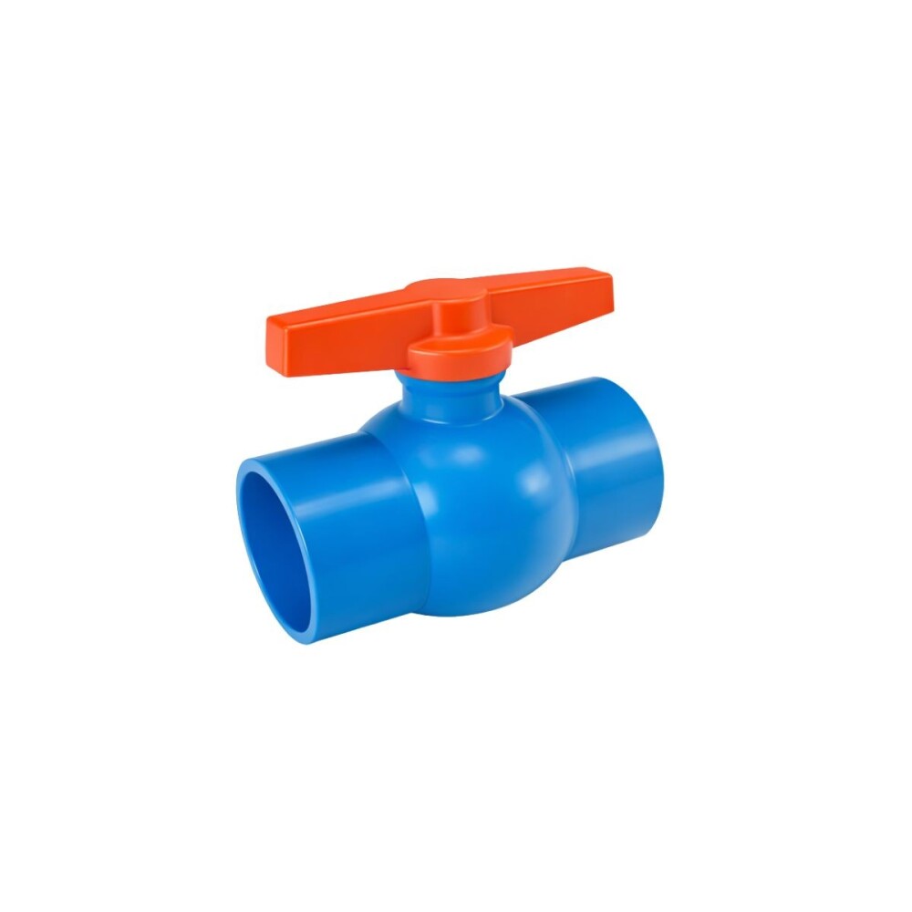 Válvula esférica pvc con rosca 1" Válvula Esférica Pvc Con Rosca 3/4"