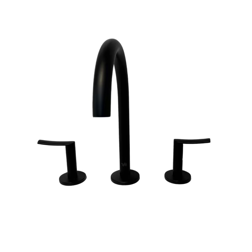 Grifería de lavatorio Bimando de mesada Noar negro mate Grifería De Lavatorio Bimando De Mesada Noar Negro Mate