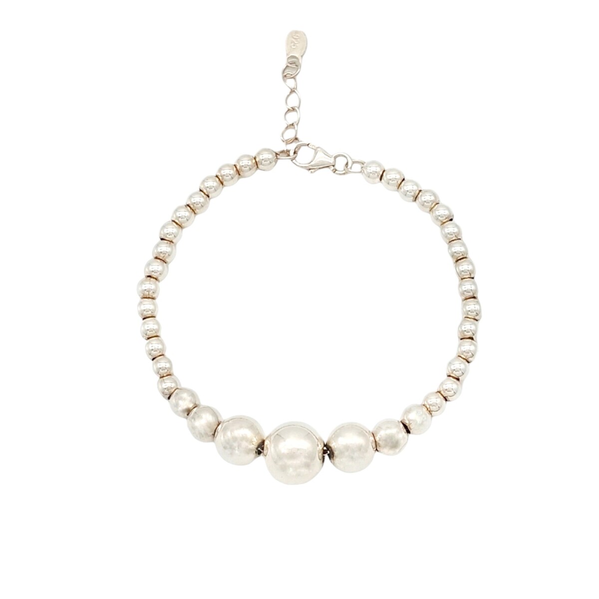 Pulsera Bolitas-Plata 925-Sin piedra-PU3133 - sinpiedra 